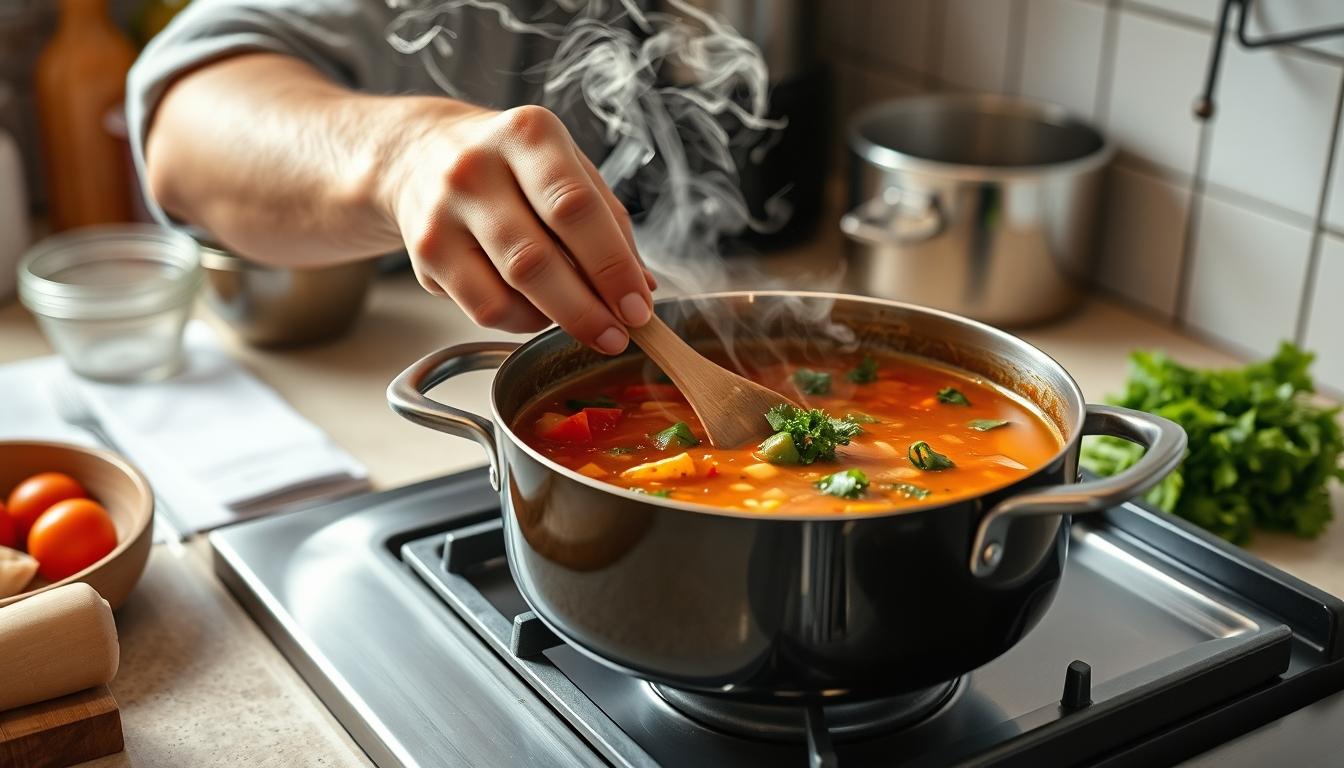 Healthy home cooking bowl